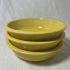 Fiestaware Sunflower Yellow Cereal Bowls Fiesta HLC Set of 3