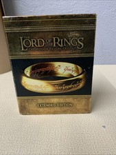 LOTR The Lord of the Rings - Trilogy Blu Ray - Extended Edition Gold Box set