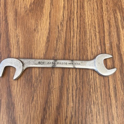 Vintage  PROTO Professional 3336 - 9/16'' 4-Way Angle Head Open End Wrench, USA