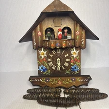 Vintage Reuge Swiss Cuckoo Clock – Untested.
