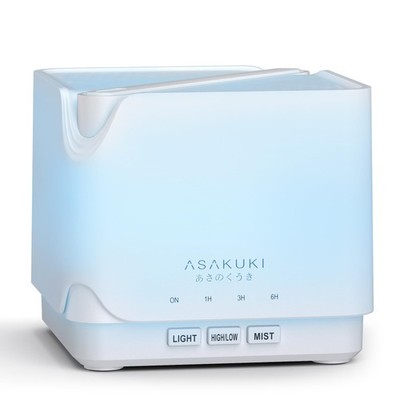 ASAKUKI Essential Oil Diffuser for Home, Large 700 ml Humidifier White