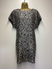 French Connection Aatami Silver Sequin Mini Dress Cocktail Size S BNWT