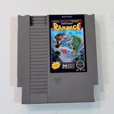 Rampage (Nintendo Entertainment System, NES, 1988) Authentic Cartridge