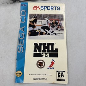 NHL 94 (Sega CD, 1993) No Manual Case and Game