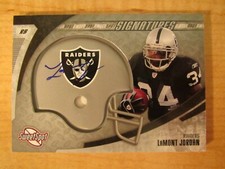 2006 Upper Deck Sweet Spot Signature LaMont Jordan Auto #SSS-JO Oakland Raiders