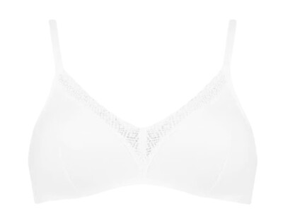 Sloggi BH ohne Bügel EverNew Lace N 75B weiß NEU