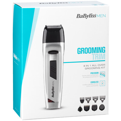 8 in 1 BaByliss All Over Grooming Kit perfekt für die gesamte Gesichts- und Körperpflege