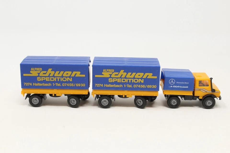 HO Roco 1679 U 1300 MB Mercedes-Benz Truck & Trailer Spedition Schuon - Image 4 of 4