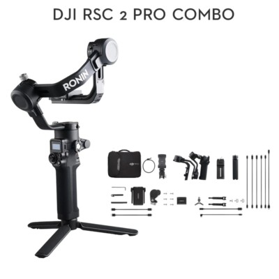 DJI RSC 2 3-Axis Foldable Gimbal stabilizer OLED Screen 3KG