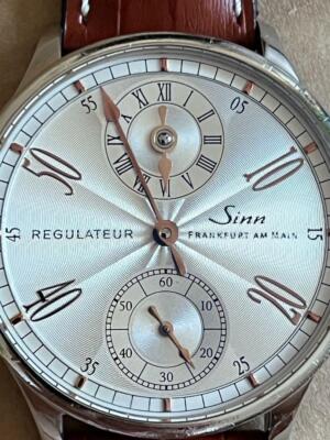 SINN 6110 Classic 4N Regulator Silver Dial 44mm Men