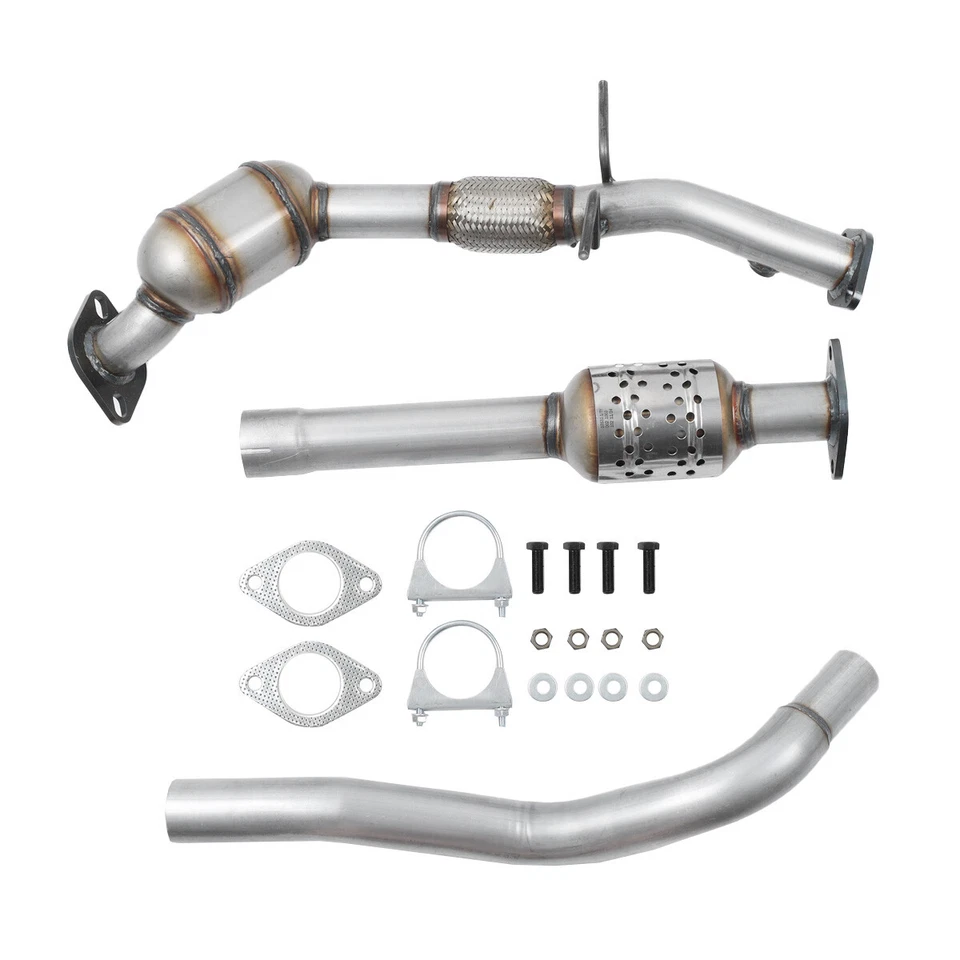 Front + Rear Catalytic Converter For 2010-2013 Ford Transit Connect 53964 54910 - Imagem 2 de 4
