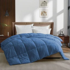 Peace Nest Basic Solid Down Alternative Comforter King or Queen Bed Blanket