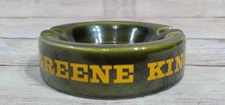 Greene King Ashtray Bristol Pottery Cigarette / Cigar rests Mancave Pub Brew