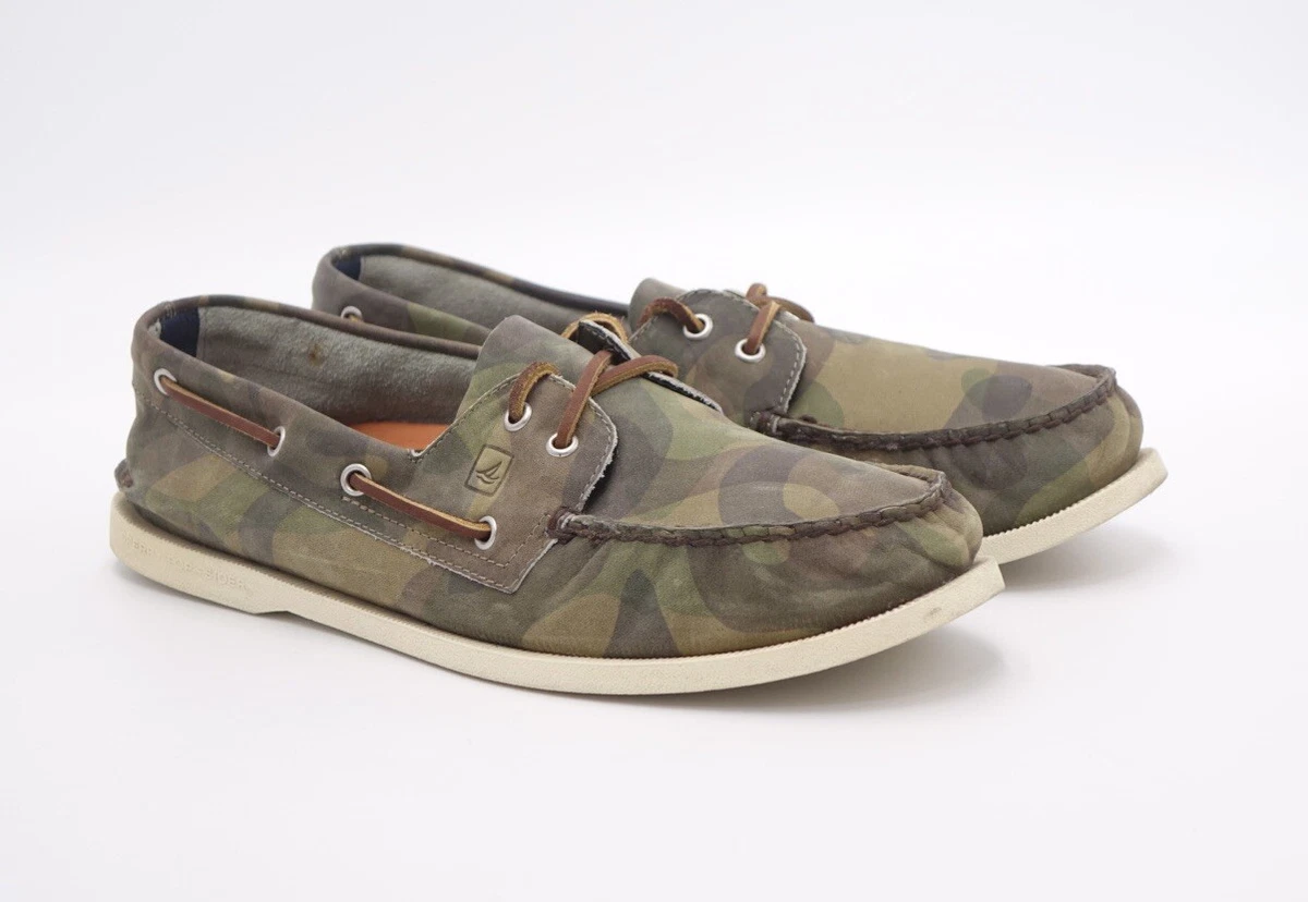 Sperry camouflage deals boat shoes