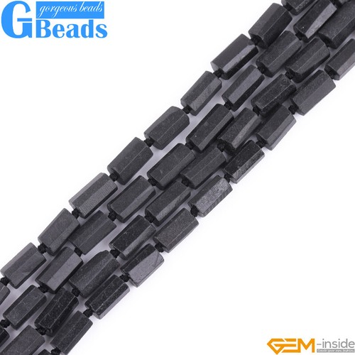 Natural Assorted Gemstone Faceted Tube Column Beads for Jewelry Making 8x12mm - Picture 80 of 192