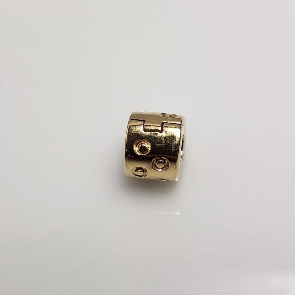 Pandora 14k Yellow Gold Seeing Spots Clip Charm 750345 - Image 4 of 4