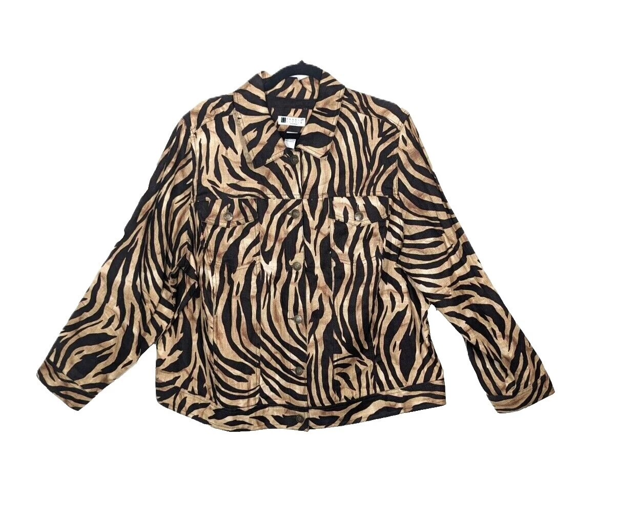 Marrón Estampado Animal Carole Little abrigos, chaquetas y chalecos para Mujeres