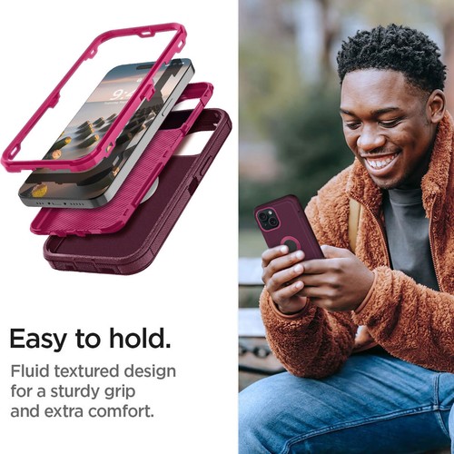 For iPhone 14 15 16 Pro Max/Plus 13 12 11 Pro Case Heavy Duty Shockproof Cover - Picture 32 of 54