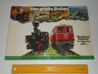 1974-75 LGB TRAINS & Accessories CATALOG Giant Railway G Scale