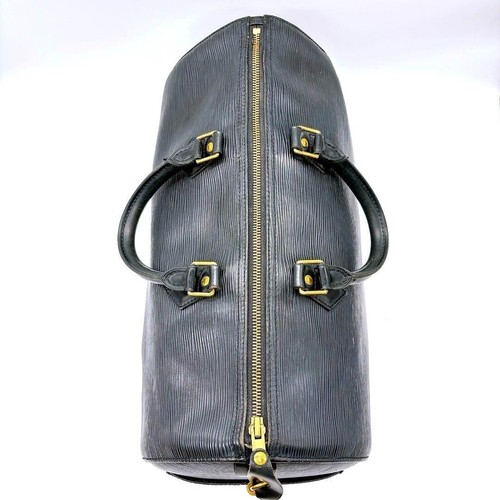 LOUIS VUITTON Epi Speedy30 M59022 Handbag boston bag Black Gold Hardware leather - Picture 7 of 12