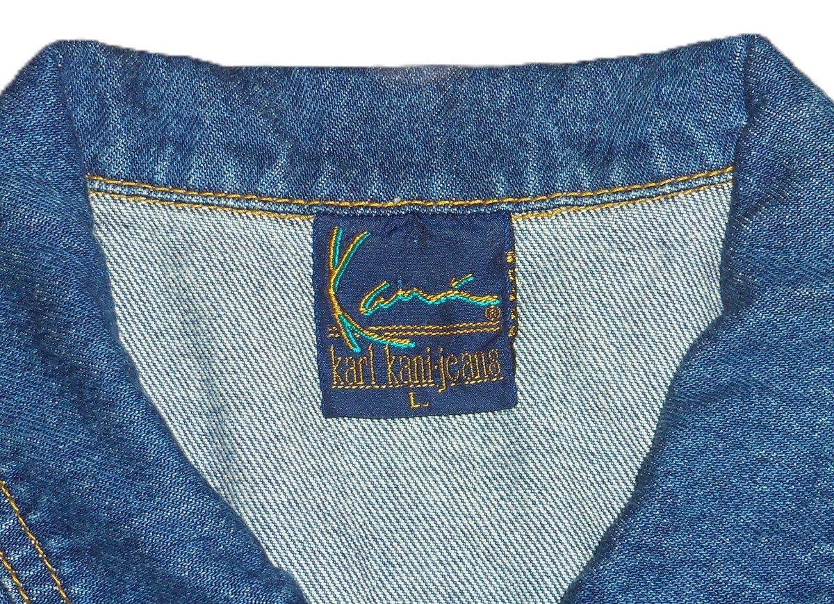KARL KANI JEANS デニムシャツ フリーサイズ ヴィンテージ 90s KARL KANI JEANS デニムシャツ フリーサイズ ヴィンテージ 90s