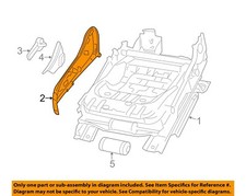 Chrysler Oem 11-14 200 Seats Tracks Tracks Components-side Shield 1hl90dx9ac Chrysler Oem 11-14 200 Seats Tracks Tracks Components-side Shield 1hl90dx9ac