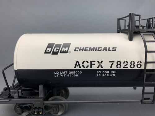 O Gauge Lionel 6-17906 TIONA SCM Chemicals Tank Car #78286 O1689 LZ - Picture 2 of 14