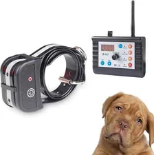 Wireless 2 in 1 Electric Dog Fence Containment System Rechargeable Shock Collar