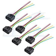 6 Pack Ignition Coil Connector Harness Plug Wiring For Audi A3 A4 A5 A6 A7 A8 VW