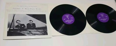 SCHUBERT 4 Hand Piano Works Paul Badura Skoda Jorg Demus DISCOCORP 2 LP Audax766