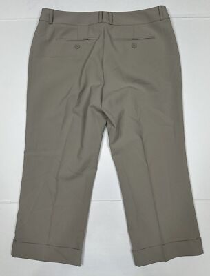 NWT New York & Company Women Size 10 (Measure 31x22) Beige Cuffed