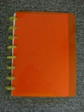 Rollanote Note Pad 5 X 8 Orange Translucent covers