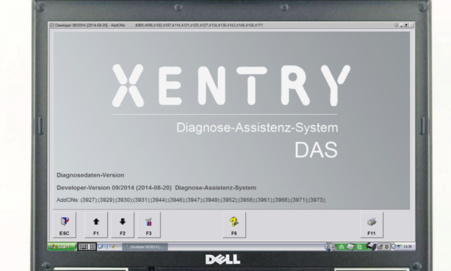 SSD Festplatte Star Xentry DAS Diagnose für C3 Multiplexer HP 2570p 8470p 8570p