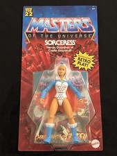 MASTERS OF THE UNIVERSE ORIGINS SORCERESS MOC MOTU WAVE 7 HE-MAN