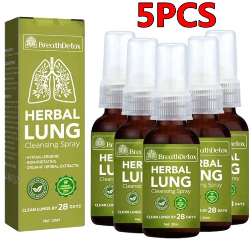5X Herbal Lung Detox Cleanse Mist Kraftvolles Lungenunterstützungsspray~ - Picture 2 of 11