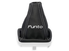SCHALTMANSCHETTE FÜR FIAT PUNTO GRANDE EVO SCHALTSACK + STICKEREI FADEN WEISS
