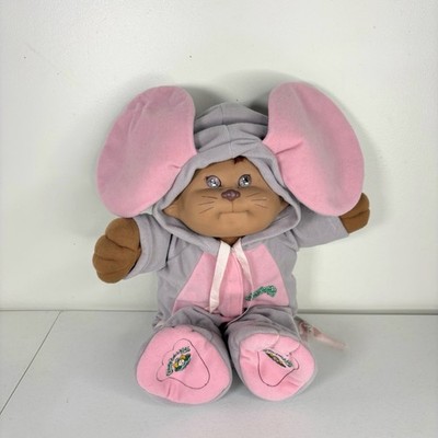 Vtg 1983 Coleco Cabbage Patch Kids Doll Koosas Cat Mouse Outfit