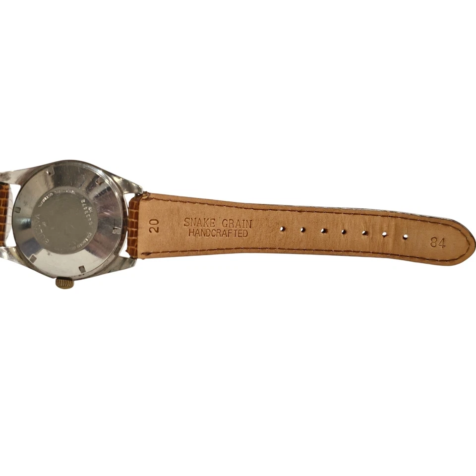 Vintage 1968 Bulova Oceanographer Watch Solid 10K Bezel Ring  - Image 4 of 4