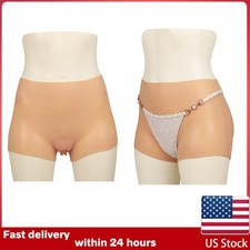 Silicone Pants M Size Panties Butt Shapewear Fake Buttocks Cosplay Crossdresser