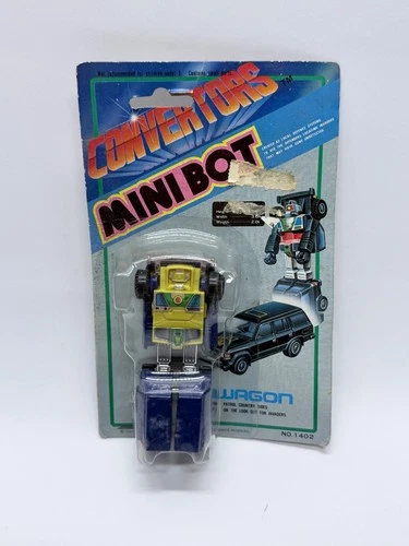 Convertors Minibot Robot Action Figure Transformers Wagon MOC Sealed Decent Card