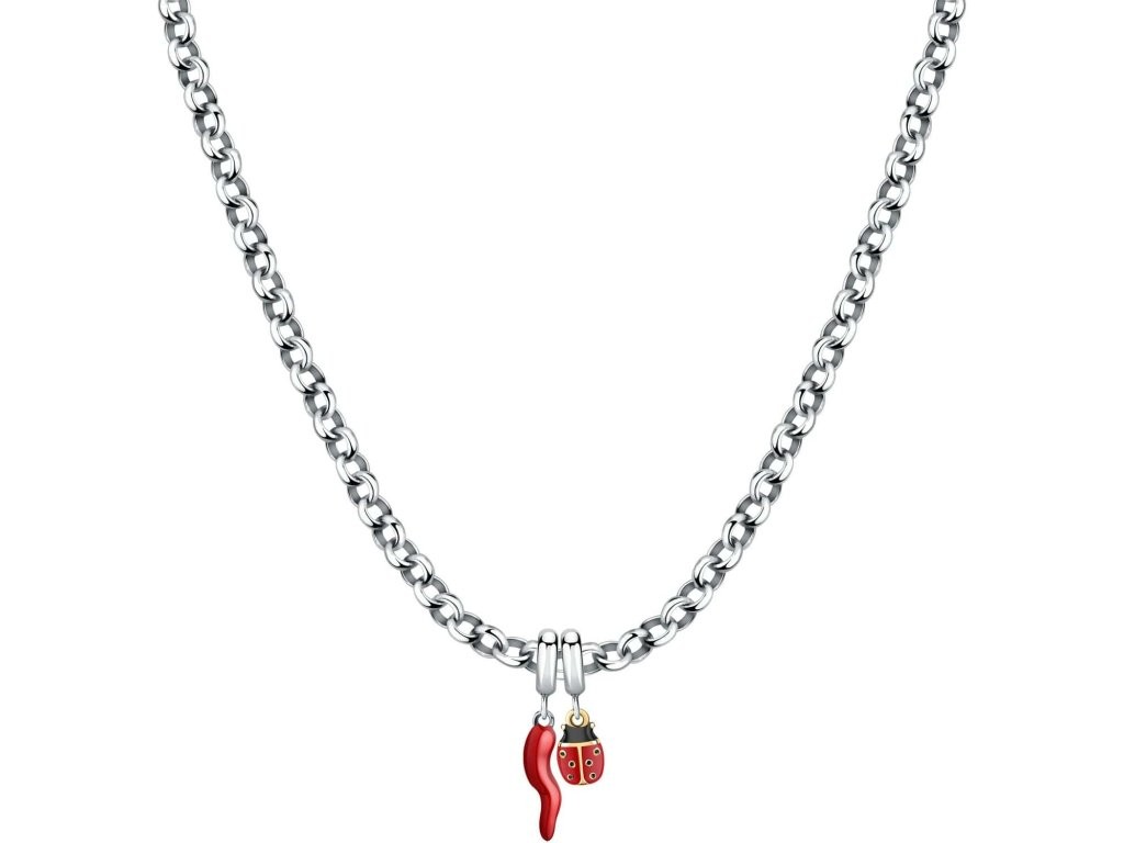 MORELLATO Womens Necklace DROPS SCZ1289 Stainless Steel Ladybug Lucky Horn