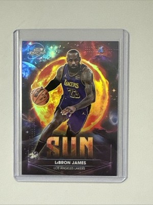 2025-26 Topps Cosmic Chrome Lebron James Planetary Pursuit The Sun
