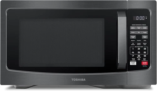 TOSHIBA EM131A5C-BS Countertop Microwave Ovens 1.2 Cu Ft, 12.4" Removable