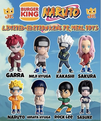 #ad Naruto x Burger King toys $11.00