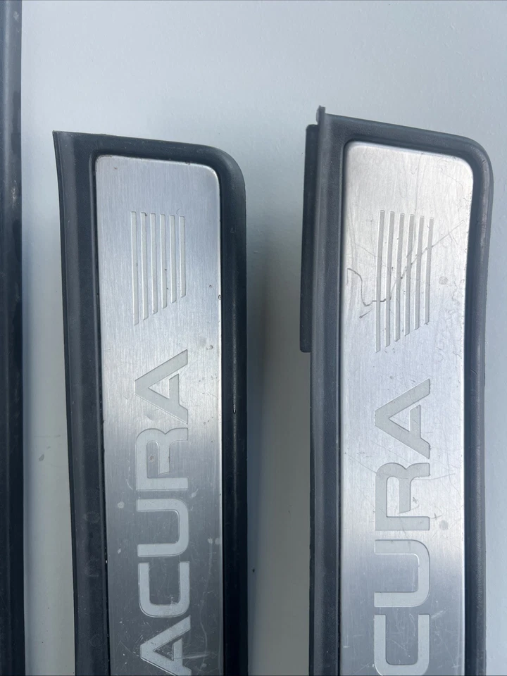 Juego de alféizares/placas raspaduras negras Acura TSX 2004-2008 OEM Foto 4 de 4