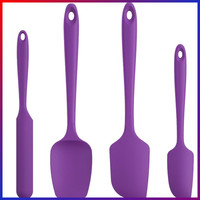 Silikon Spatel Set 4Er HitzebestäNdig Antihaft Teigschaber FüR Kochen Backen