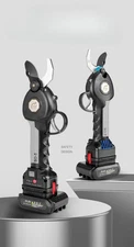 Brushless Rechargeable Electric Pruning Shears Fruit Tree Scissors Garden Tool