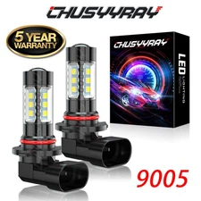 6000K White 9005 100W LED Daytime Running Light DRL Bulbs For Honda Accord Civic