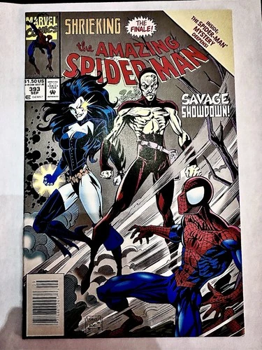 AMAZING SPIDER-MAN #393-1994- NM Or Higher Newsstand-We Combine Shipping- Bagley