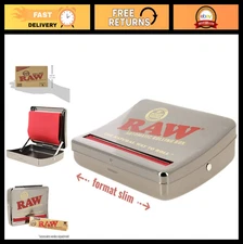 Natural Unrefined Rolling Papers & Automatic Rolling Box - 110mm King Size